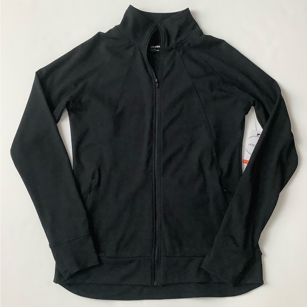 NWT Jockey Black Athletic Jacket